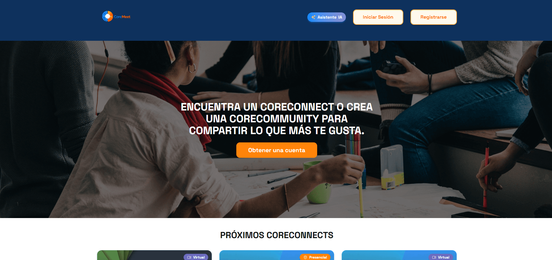 Captura de pantalla de CoreMeet