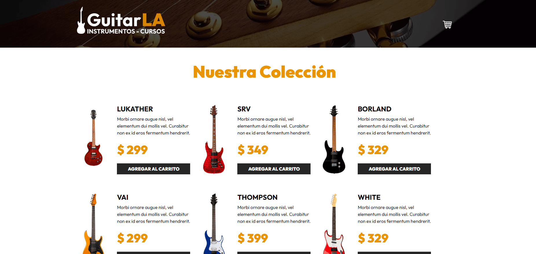Captura de pantalla de Guitar LA