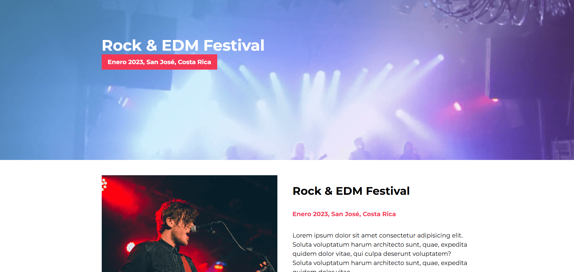 Captura de pantalla de Rock Festival